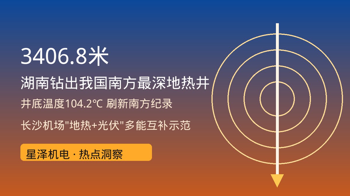 3406.8米！湖南钻出我国南方最深地热井：长沙机场